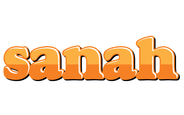 Sanah orange logo