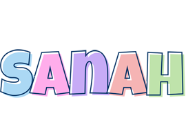 Sanah pastel logo