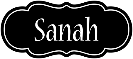 Sanah welcome logo