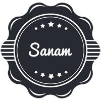 Sanam badge logo