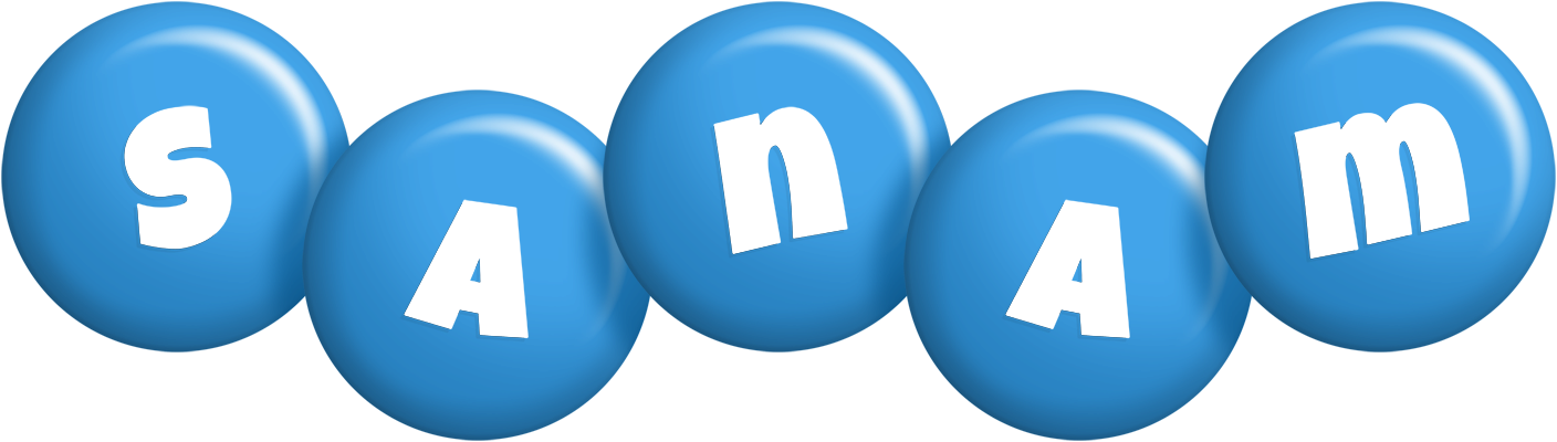 Sanam candy-blue logo