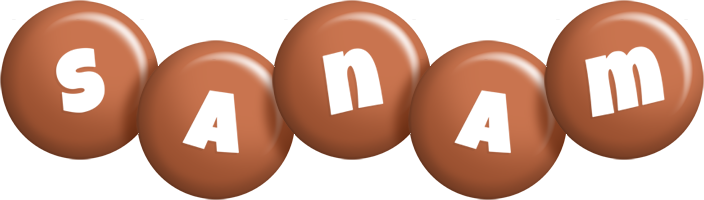 Sanam candy-brown logo