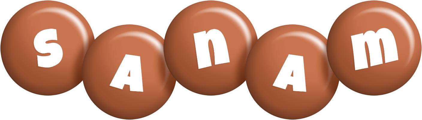 Sanam candy-brown logo