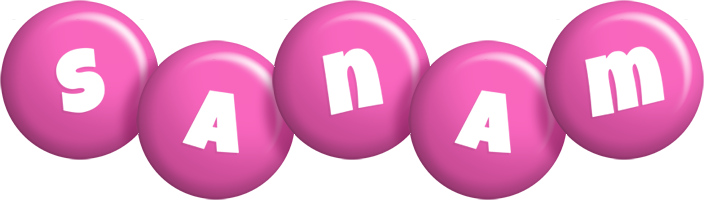 Sanam candy-pink logo