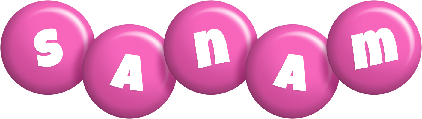 Sanam candy-pink logo
