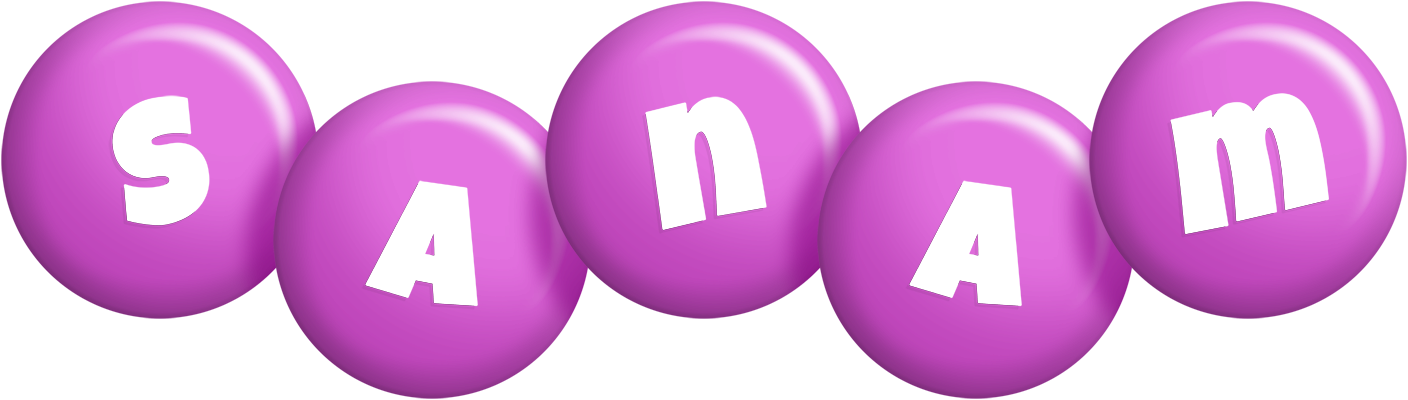 Sanam candy-purple logo