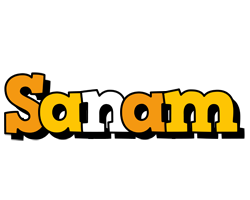 Sanam cartoon logo