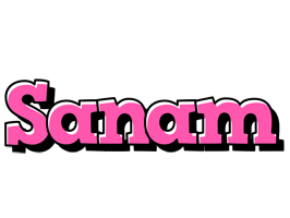 Sanam girlish logo