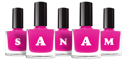 Sanam nails logo