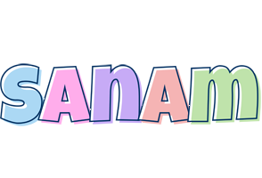 Sanam pastel logo