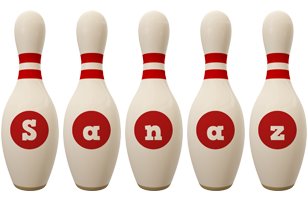 Sanaz bowling-pin logo