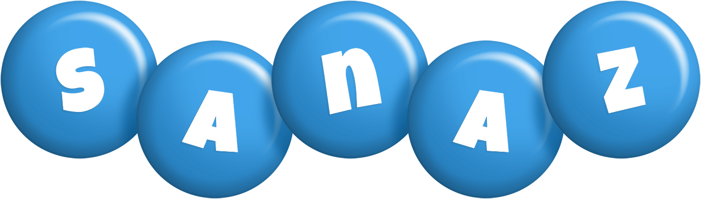 Sanaz candy-blue logo