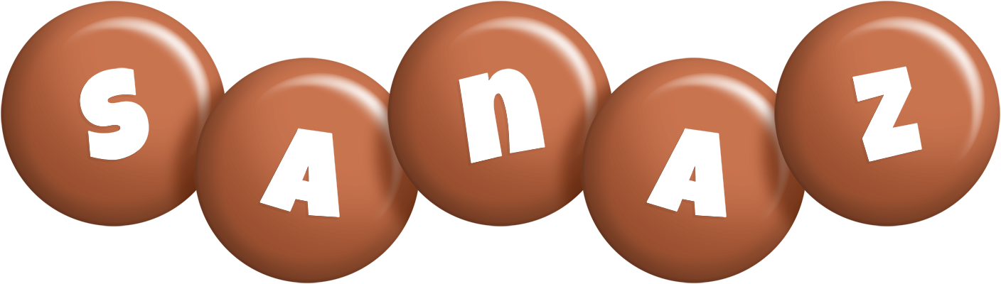 Sanaz candy-brown logo