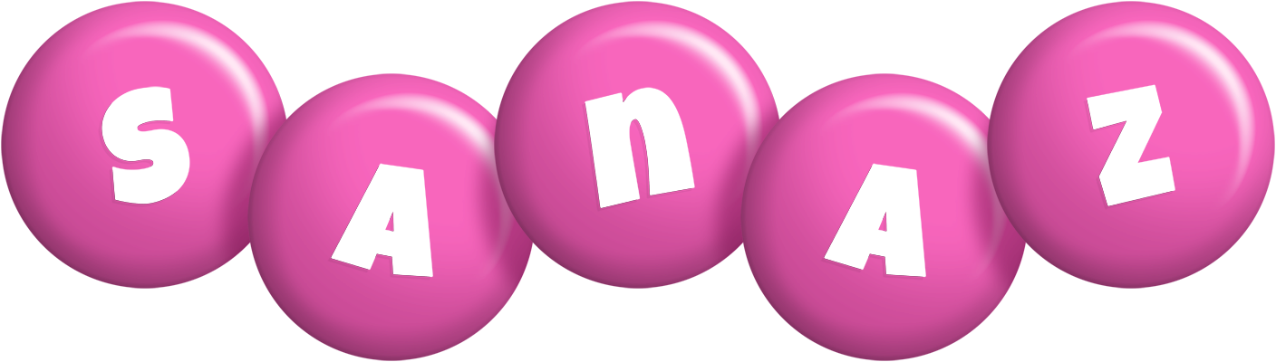 Sanaz candy-pink logo