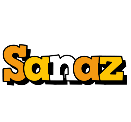 Sanaz cartoon logo