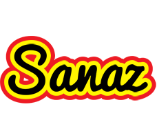 Sanaz flaming logo