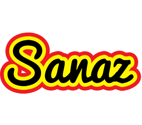 Sanaz flaming logo