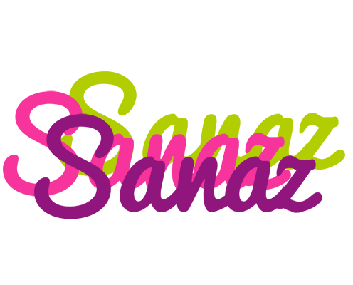 Sanaz flowers logo