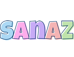 Sanaz pastel logo