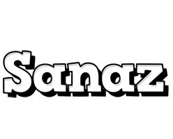 Sanaz snowing logo