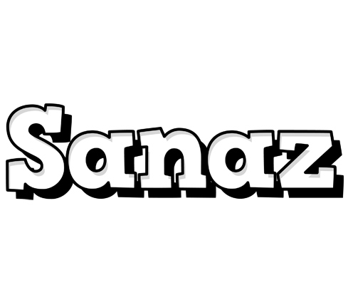 Sanaz snowing logo