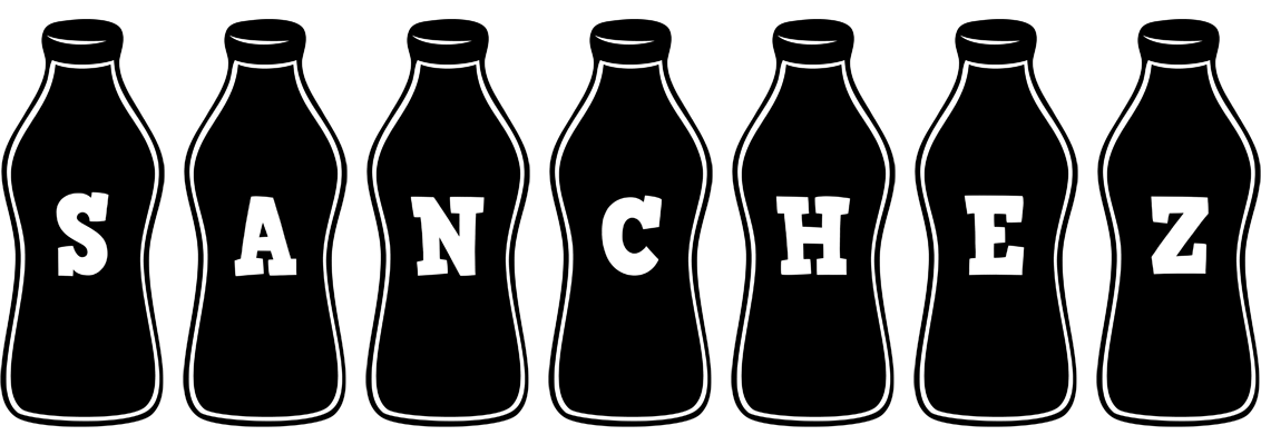 Sanchez bottle logo