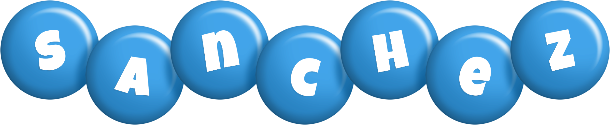 Sanchez candy-blue logo