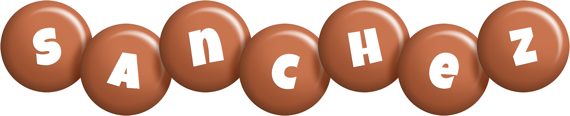 Sanchez candy-brown logo