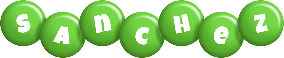 Sanchez candy-green logo
