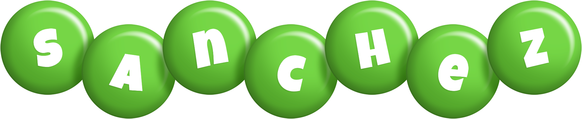 Sanchez candy-green logo