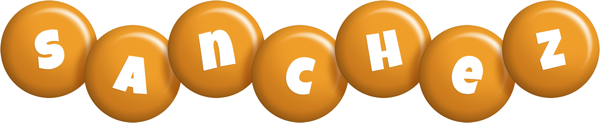 Sanchez candy-orange logo