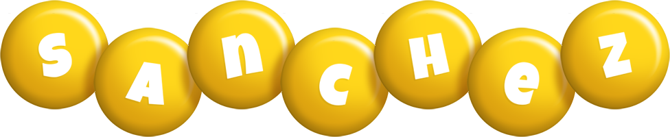 Sanchez candy-yellow logo