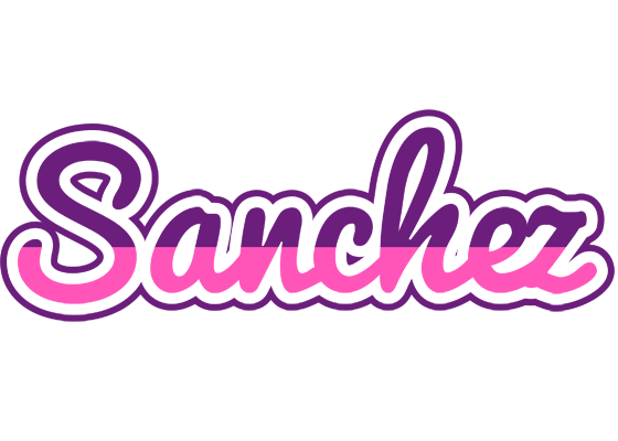 Sanchez cheerful logo