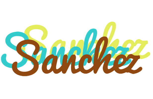 Sanchez cupcake logo