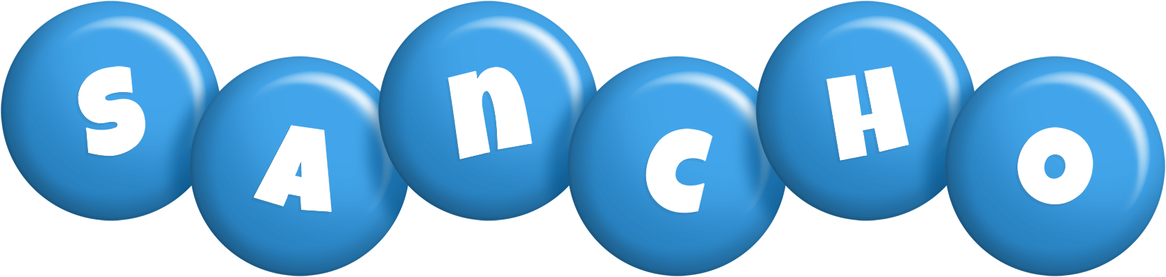 Sancho candy-blue logo