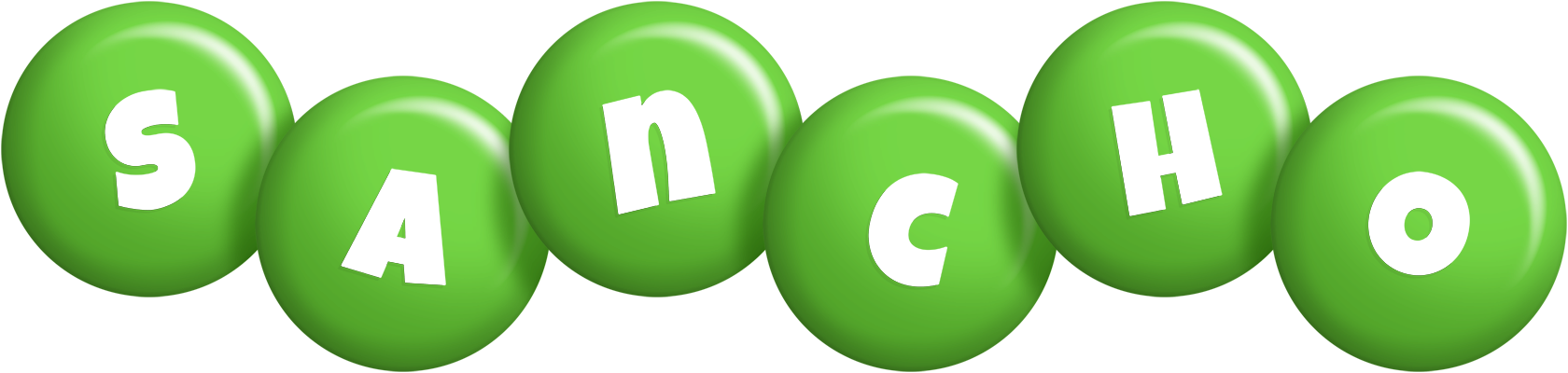 Sancho candy-green logo