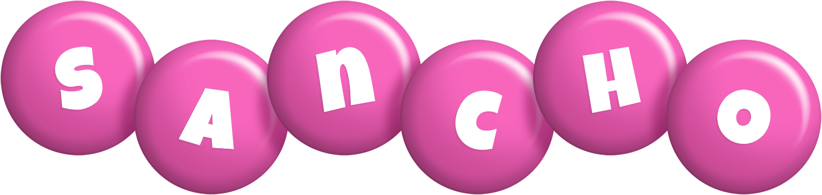 Sancho candy-pink logo