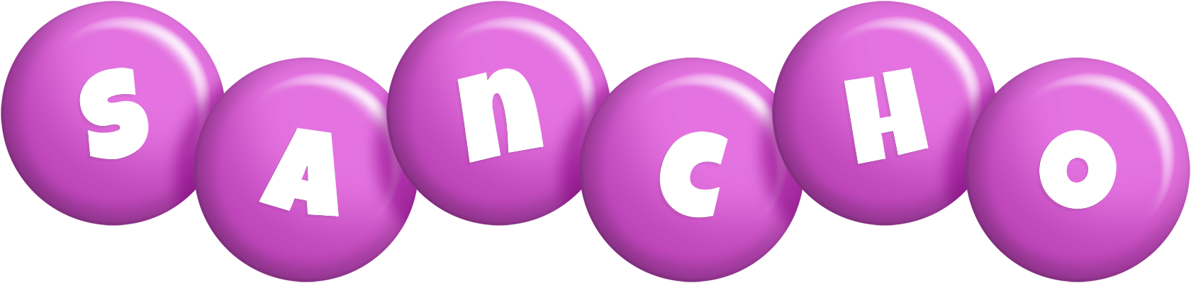 Sancho candy-purple logo