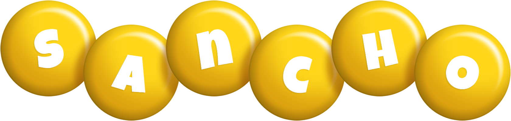 Sancho candy-yellow logo