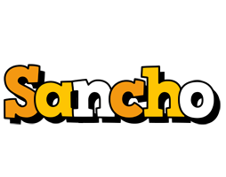 Sancho cartoon logo