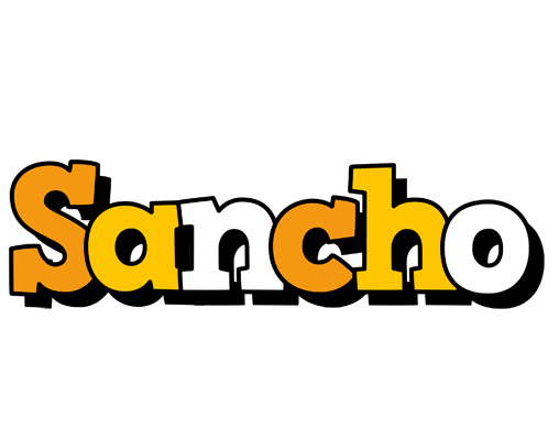 Sancho cartoon logo