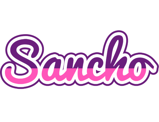Sancho cheerful logo