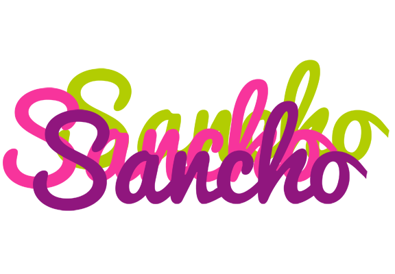Sancho flowers logo