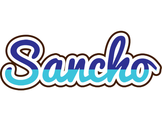 Sancho raining logo