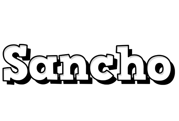 Sancho snowing logo