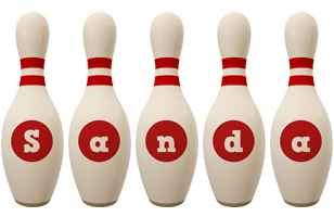 Sanda bowling-pin logo