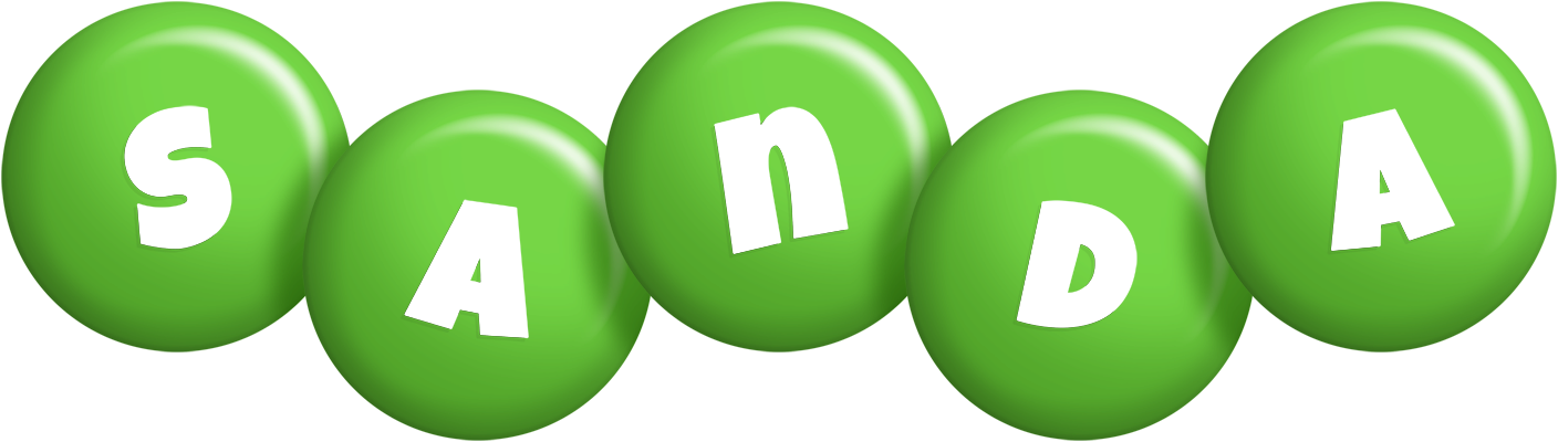 Sanda candy-green logo
