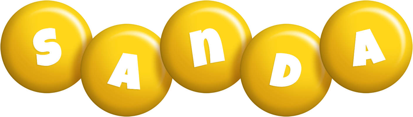 Sanda candy-yellow logo