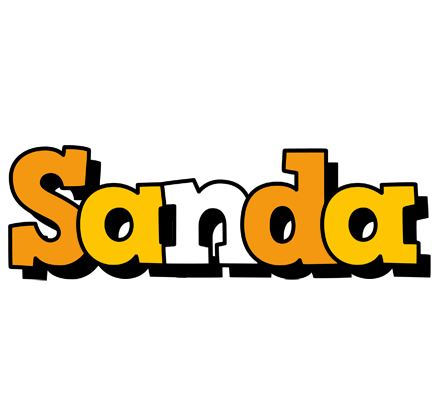Sanda cartoon logo