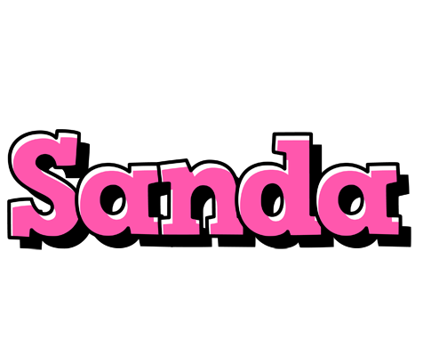 Sanda girlish logo